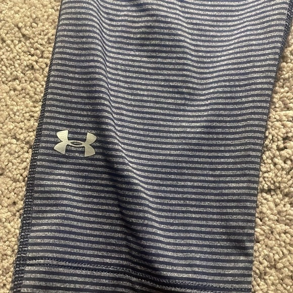 EUC Under Armour Women's HeatGear Armour Hi-Rise Capri Leggings Size Medium - Picture 2 of 7